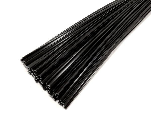 Plastique baguettes de soudure ABS 6mm Triangulaire Noir 1kg barres top | az-reptec